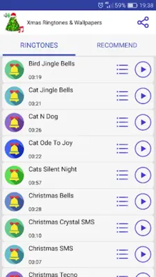 Xmas Ringtones & Wallpapers android App screenshot 8